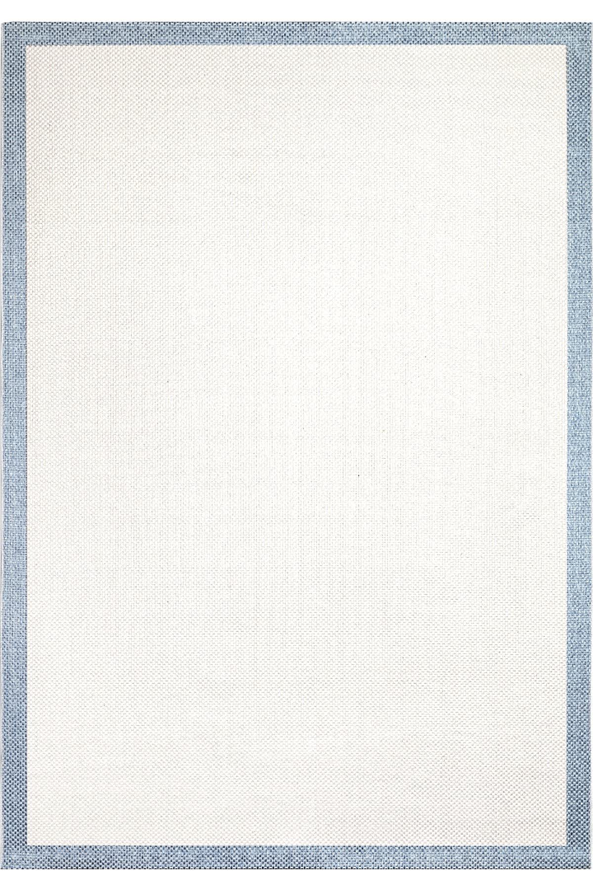 Natura Mavi Krem Halı